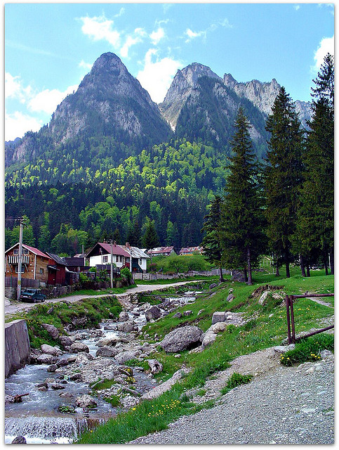 The Carpathian Mountains of Romania
