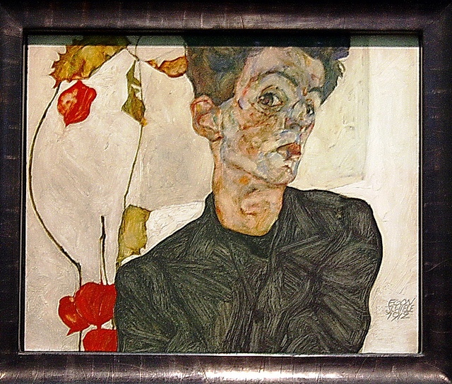 Self-portrait by Egon Schiele