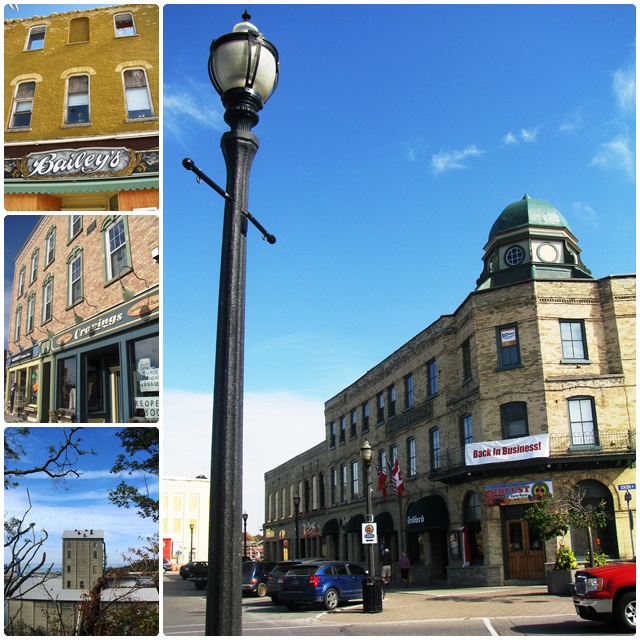 Goderich, in the process of rebuilding