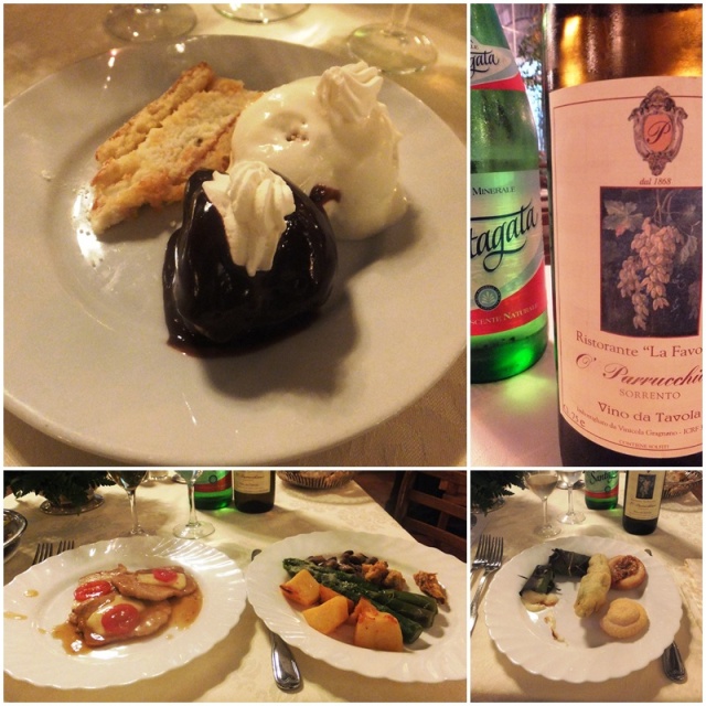 A delicious meal at O Parrucchiano