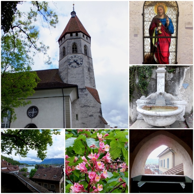 The views from the Stadtkirche Thun are amazing