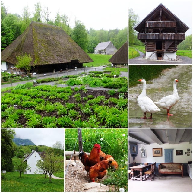 Swiss farm houses from the Bernese Midlands