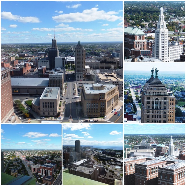 Great view from atop Buffalo City Hall