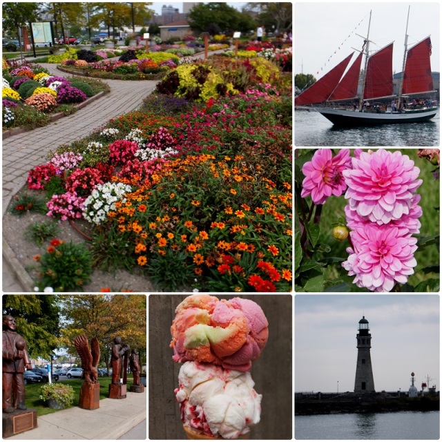 Buffalo travel: Gardens at the Erie Basin Marina