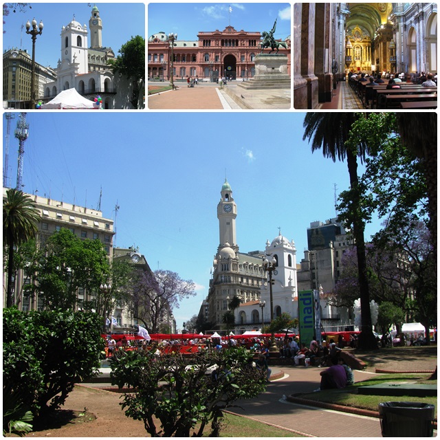 The Plaza de Mayo in Buenos Aires