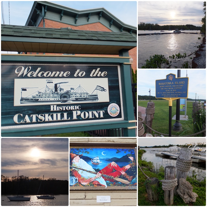 Catskill Point, where Catskill Creek meets the Hudson River