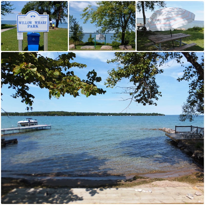 The shores of Lake Simcoe - a great place for a picnic