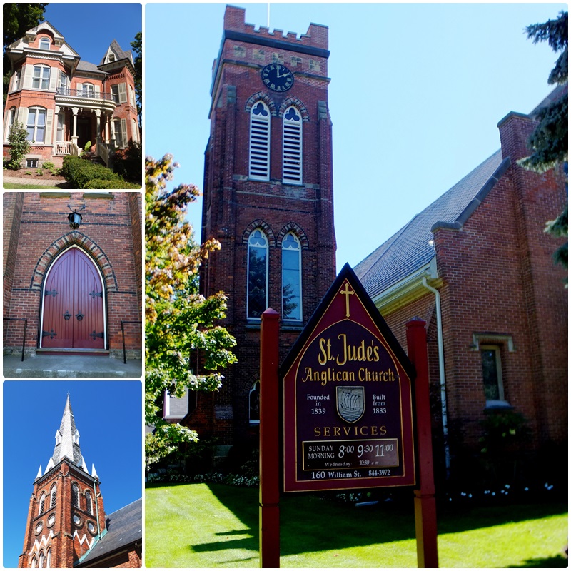 Historic churches in downtown Oakville