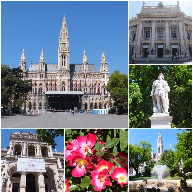 More Ringstrasse icons: Vienna City Hall, the University of Vienna and the Burgtheater