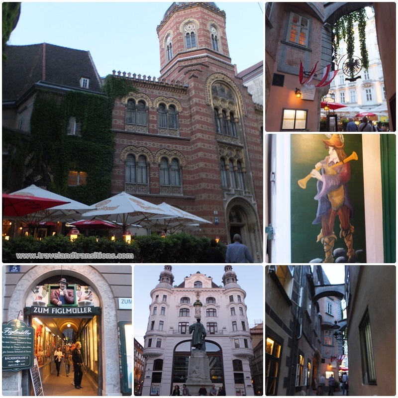 Strolling through the medieval part of Vienna