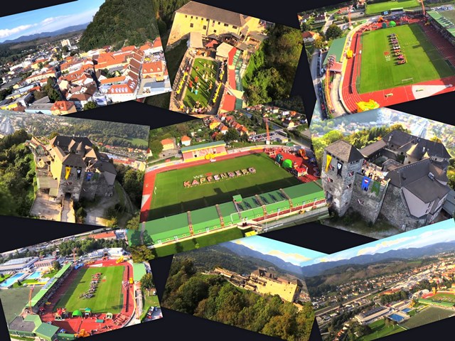 A helicopter flight shows off the city and 1500 kids form the letters to „We ♥ Kapfenberg“, all part of the longest, and probably the most creative and funnest lipdub ever made.