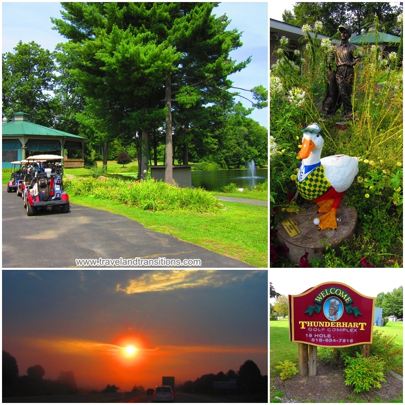 The Thunderhart Golf Complex was our first stop in the Catskill Mountains