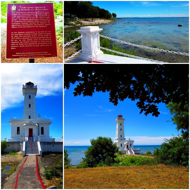 One of Fort Erie's historic and architectural landmarks: the Point Abino Lighthouse